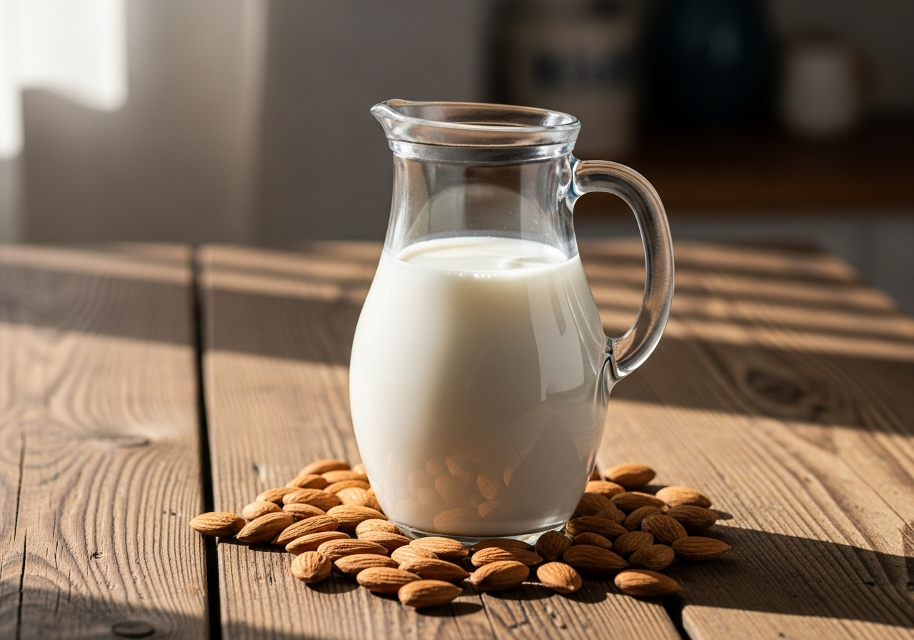 Leche de almendras